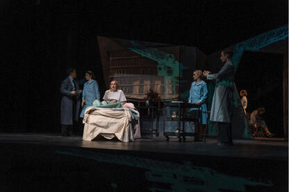 Machinal - Projection Designer, Photo by Javier R. Sotres