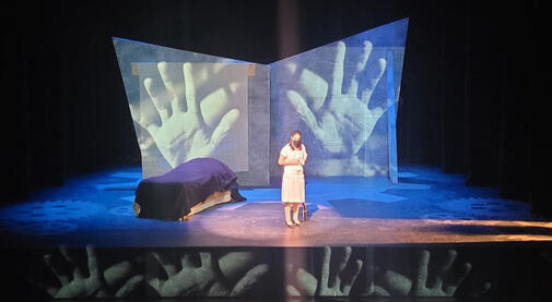 Machinal - Projection Designer, Photo by Javier R. Sotres